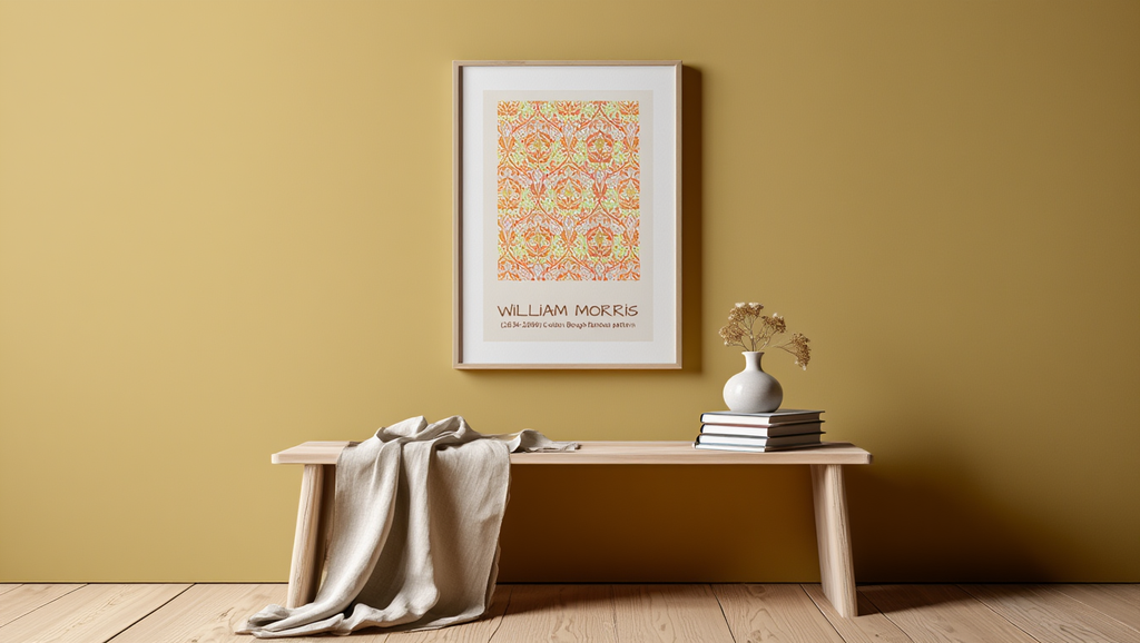 Golden Bough Pattern – William Morris Art Print | Iconic Victorian Textile Design