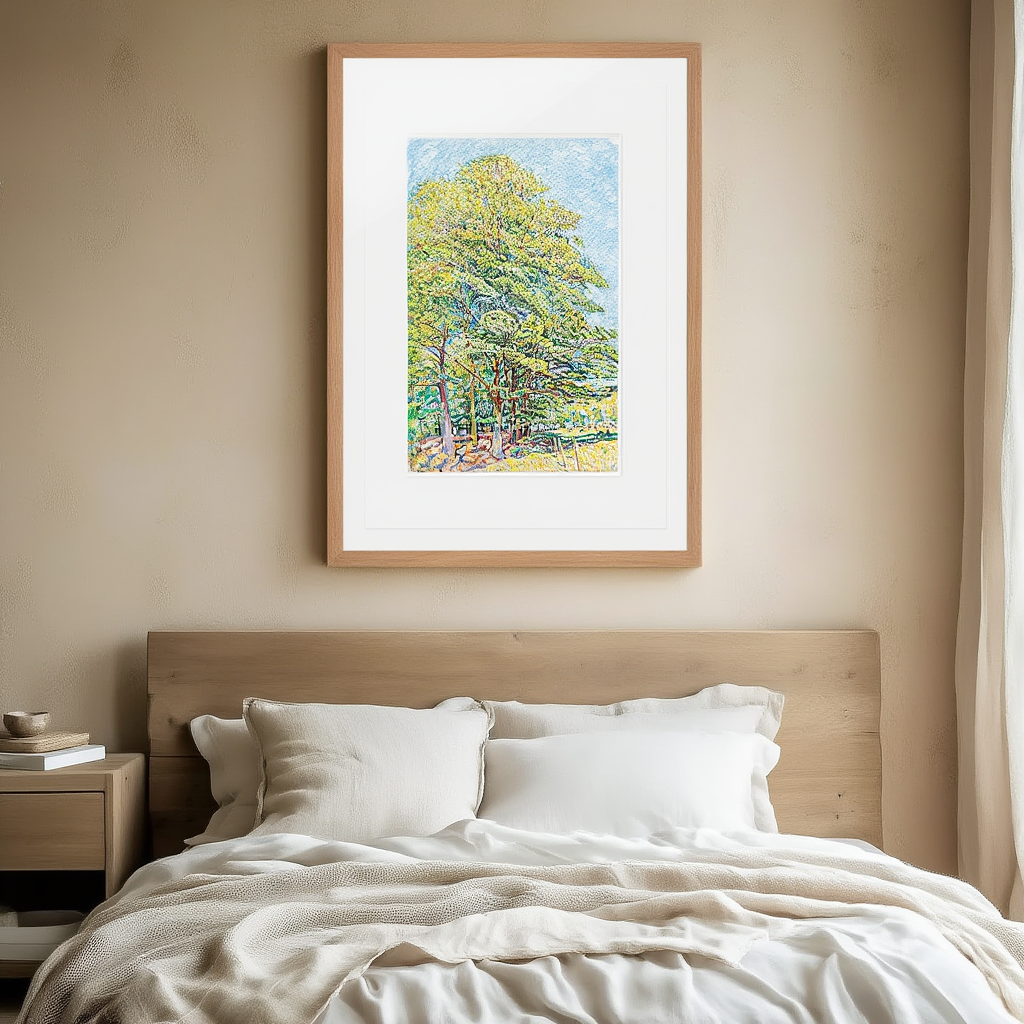 Eichen – Theo Von Brockhusen Art Print | German Landscape Poster