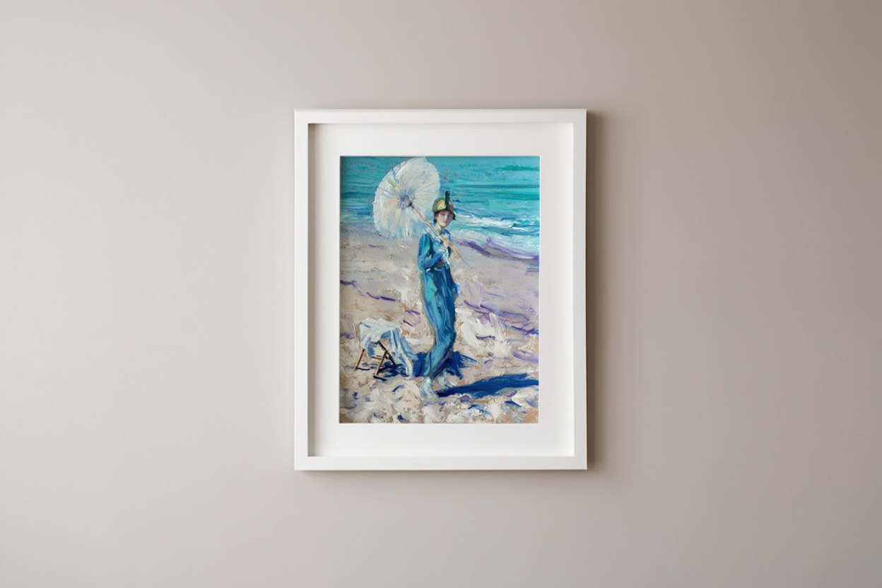 Frederick Carl Frieseke - On The Beach