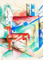 Franz Marc - Landscape with Animals