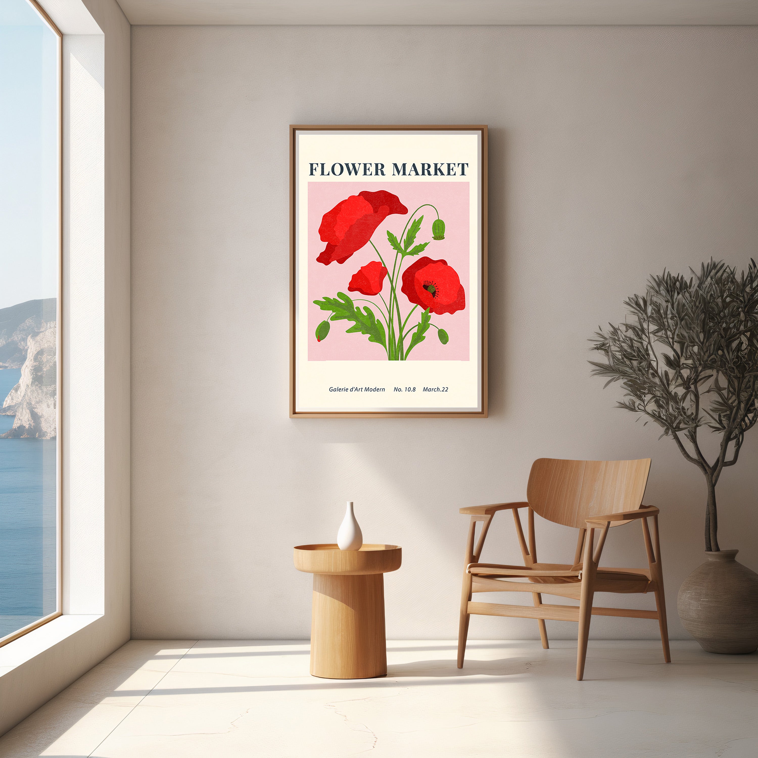 Flower Market Galerie D'Art Modern