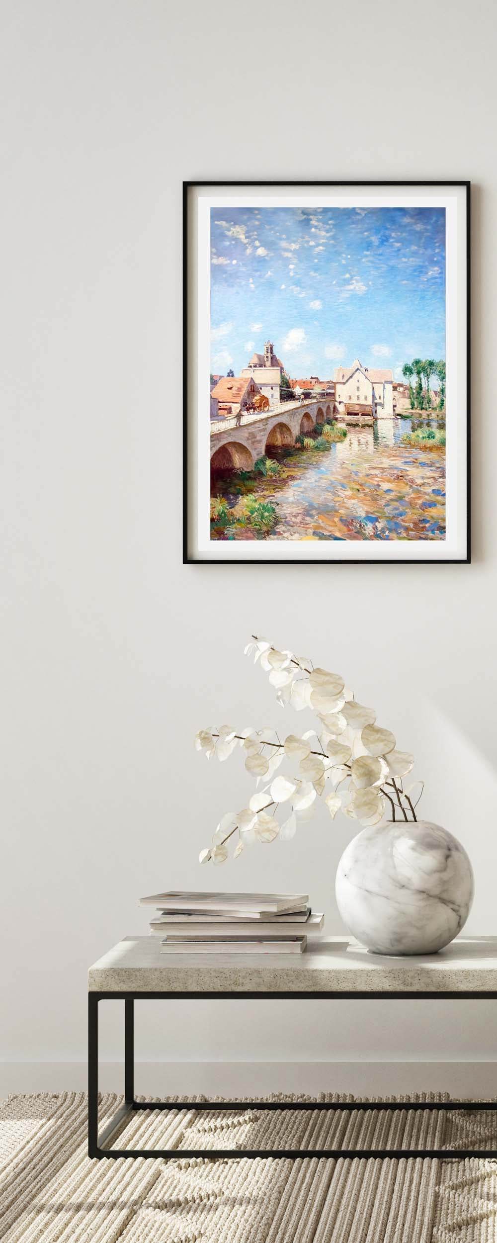 Alfred Sisley - L’Église de Moret - Hakyarts