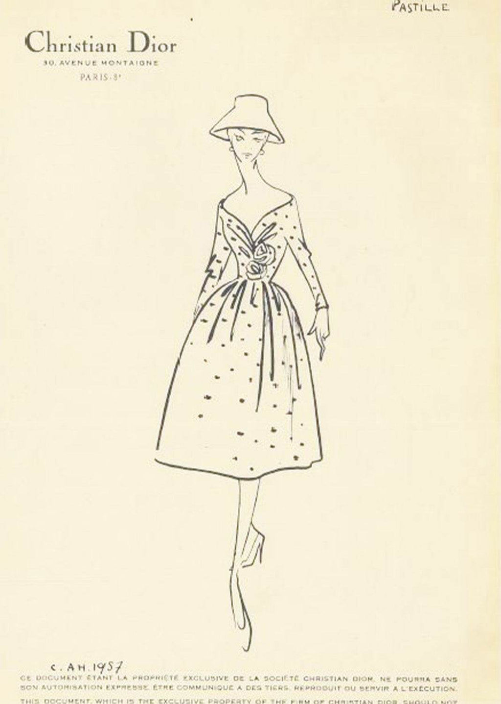 Vintage Fashion Arts Poster - Hakyarts