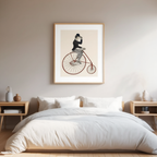 Vintage Turner Cycling – Classic Bicycle Wall Art Print