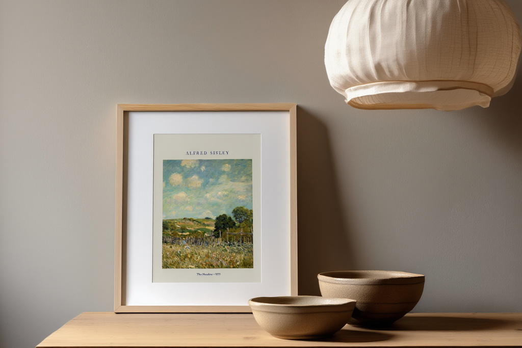 Alfred Sisley - The Meadow Poster