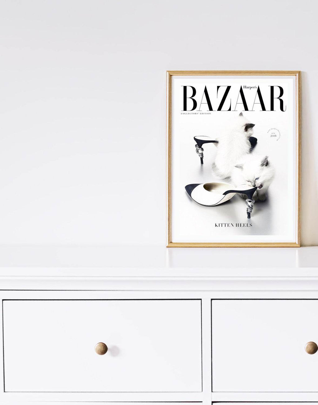 Vintage Harper Bazaar Poster - Hakyarts