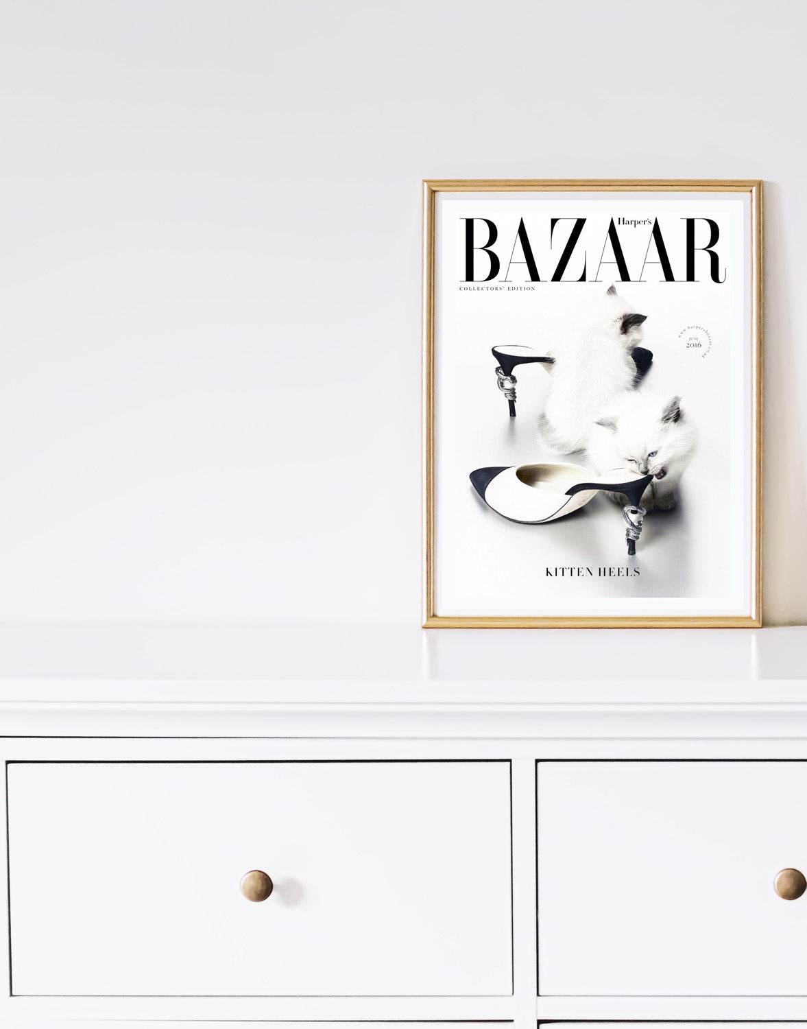 Vintage Harper Bazaar Poster - Hakyarts