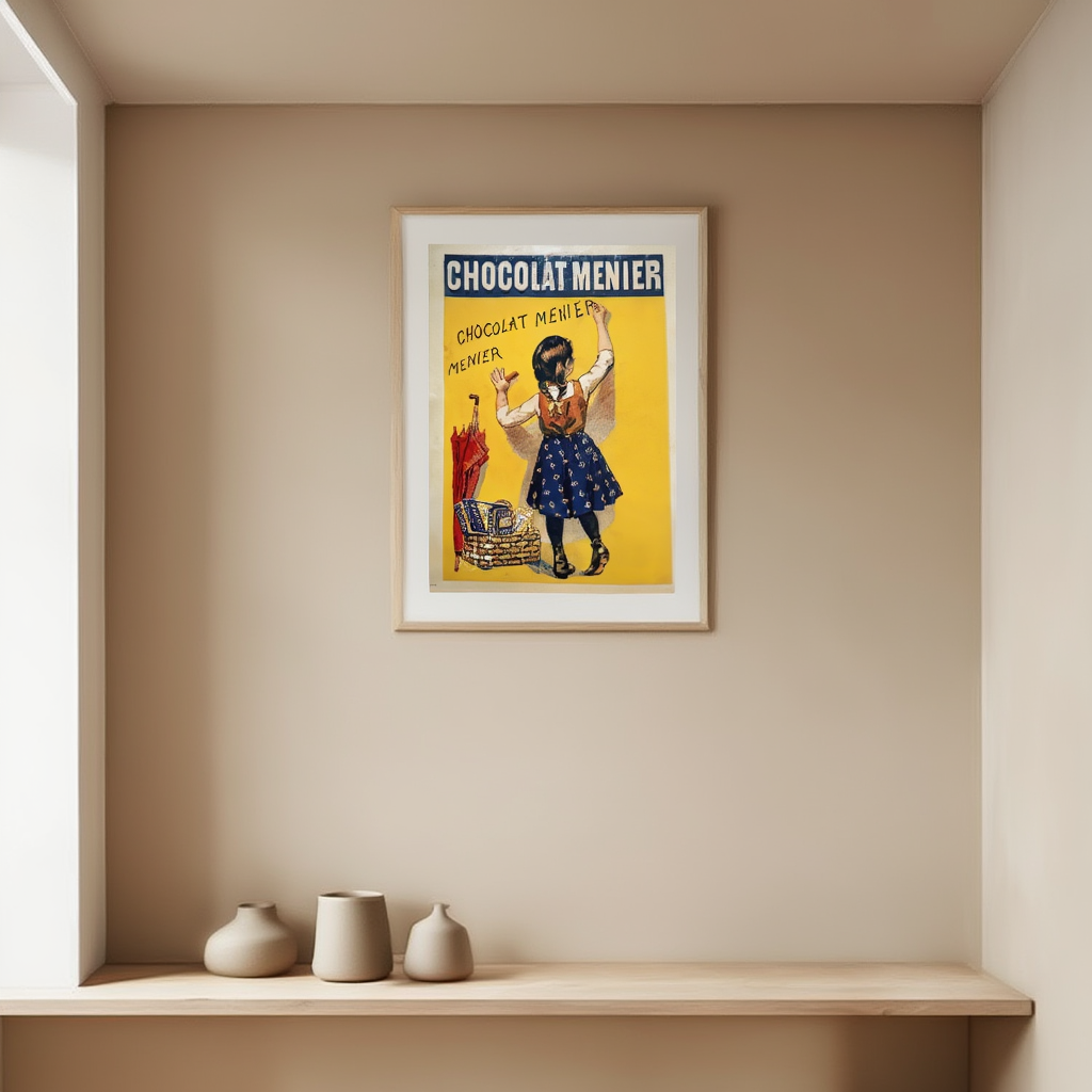 Firmin Bouisset – Affiche Vintage Chocolat Menier