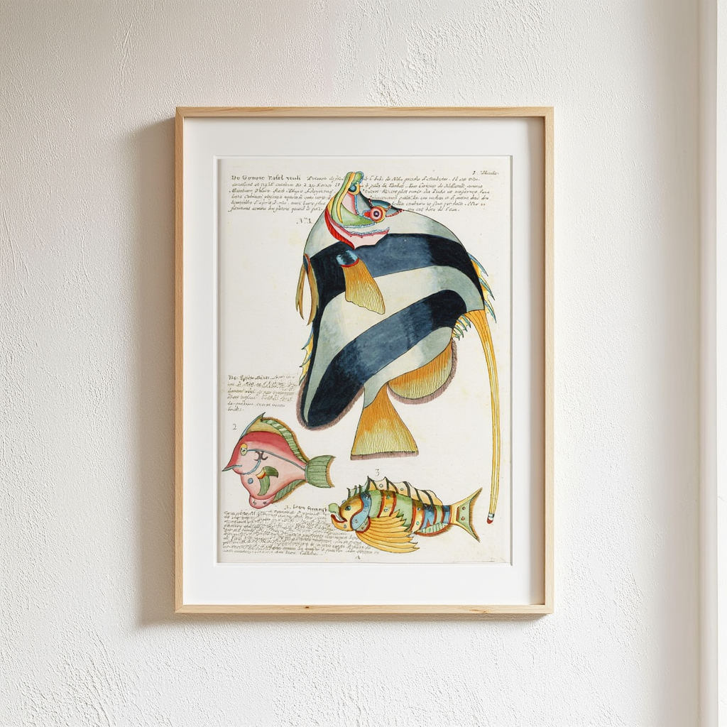 Louis Renard - Poissons Plate 44 Poster