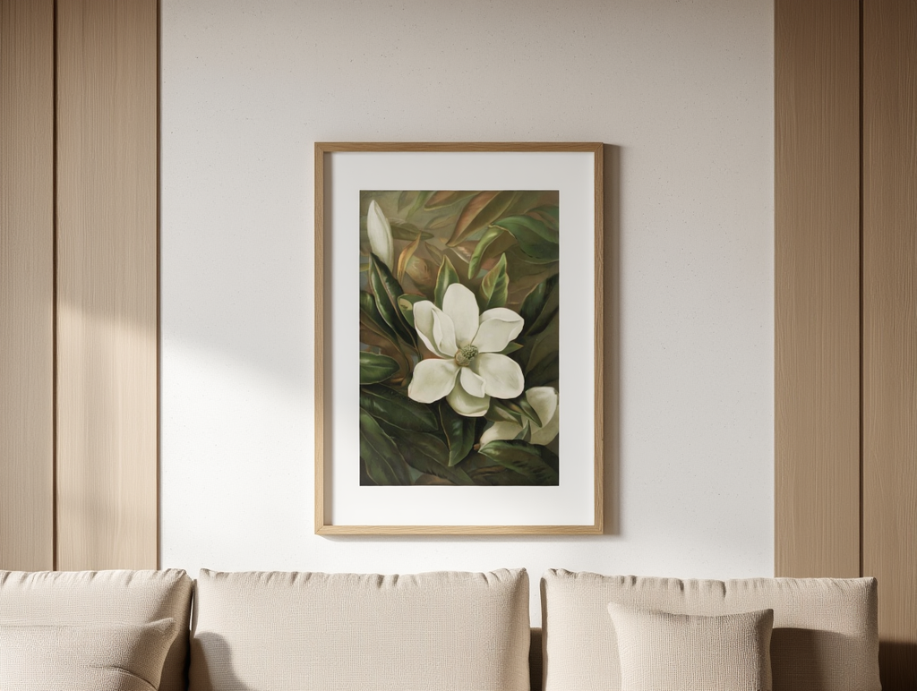 Louis Prang & Co - Magnolia Grandiflora