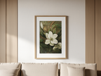 Magnolia Grandiflora – Louis Prang & Co Poster | Botanical Art Print