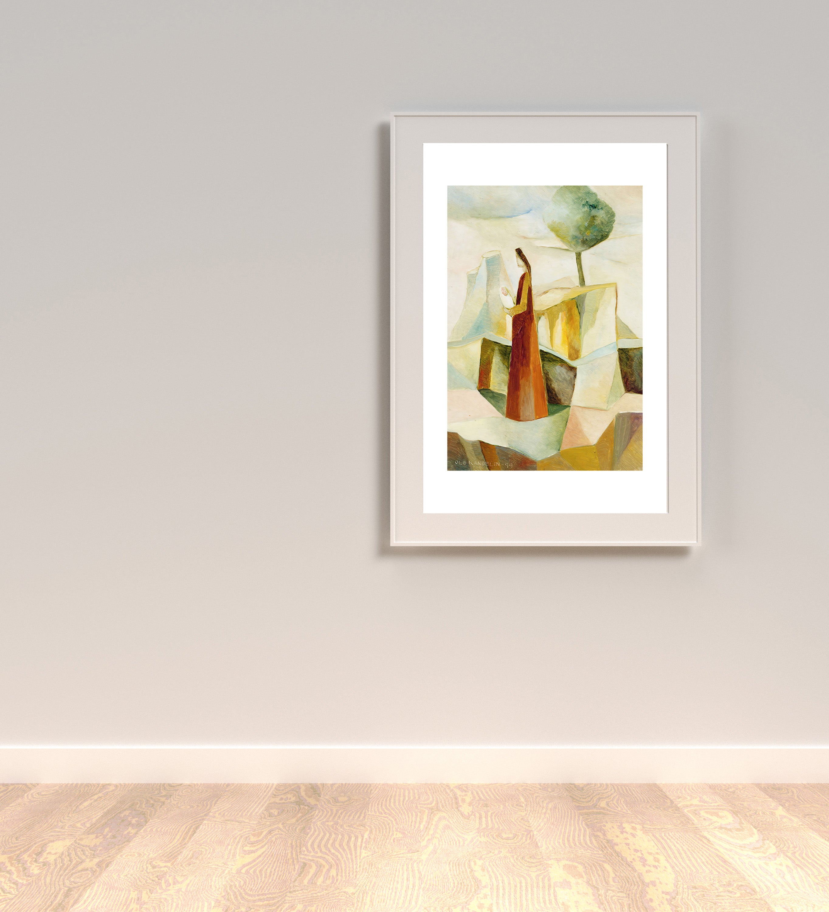 Abstract Colourful Art Print – Modern Vibrant Wall Art Poster