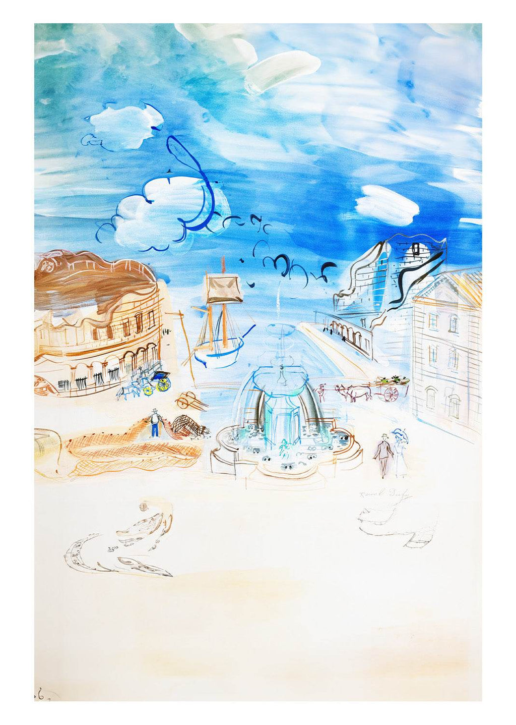 Composition au Port et à la Fontaine - Hakyarts