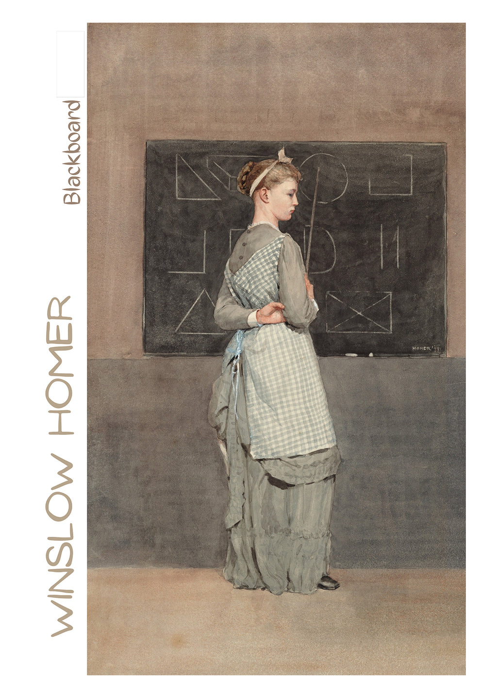 The Blackboard – Winslow Homer Art Print | 19th Century American Realism Wall Art