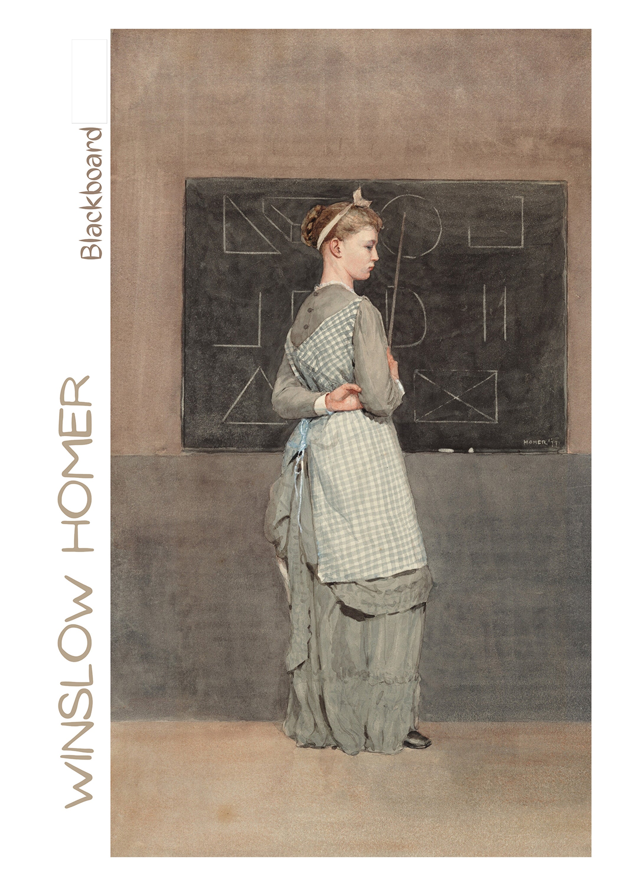 The Blackboard – Winslow Homer Art Print | 19th Century American Realism Wall Art
