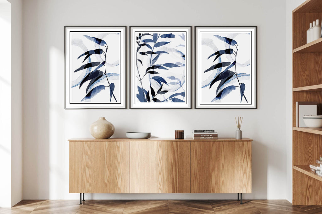 Abstract Floral Shapes Posters Trio Pack - Hakyarts