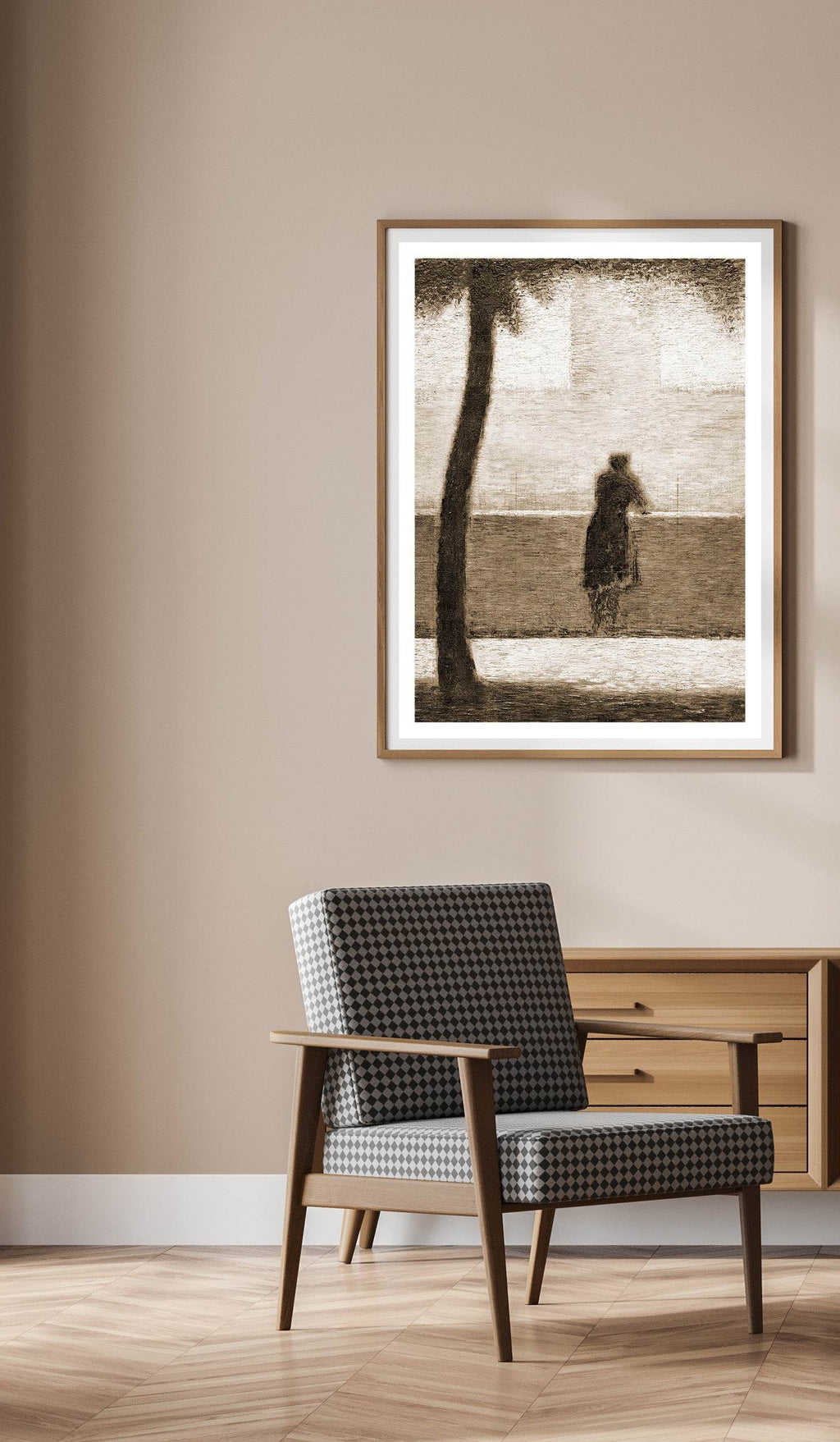 A Man Leaning on a Parapet - Hakyarts