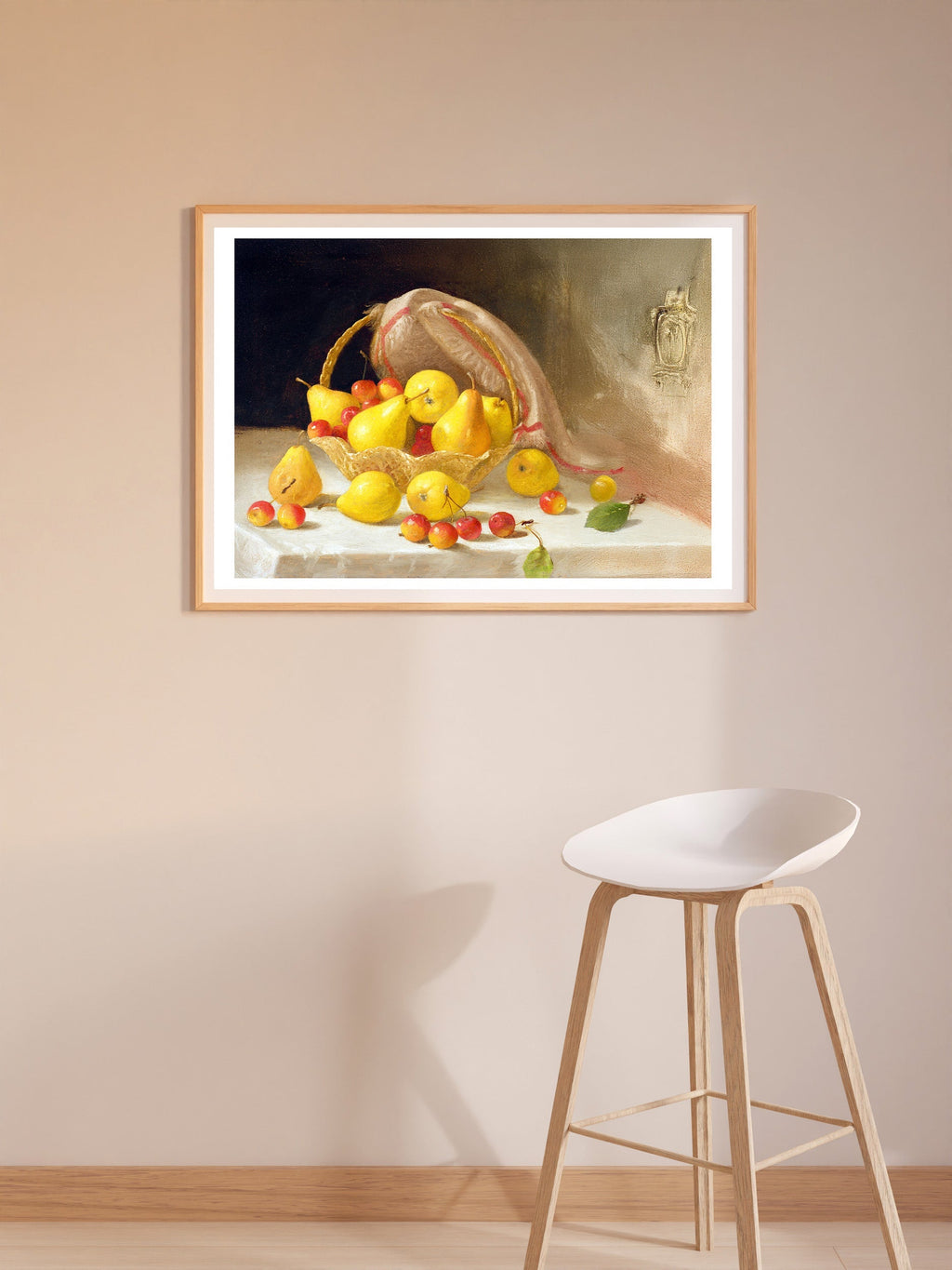 Basket of Pears and Crabapples