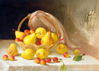 Basket of Pears and Crabapples