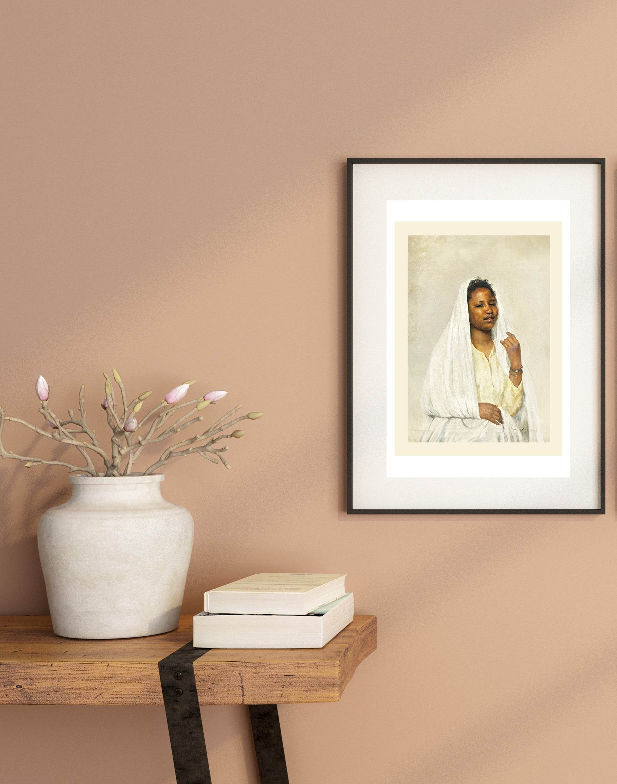 African Beauty In White - Hakyarts