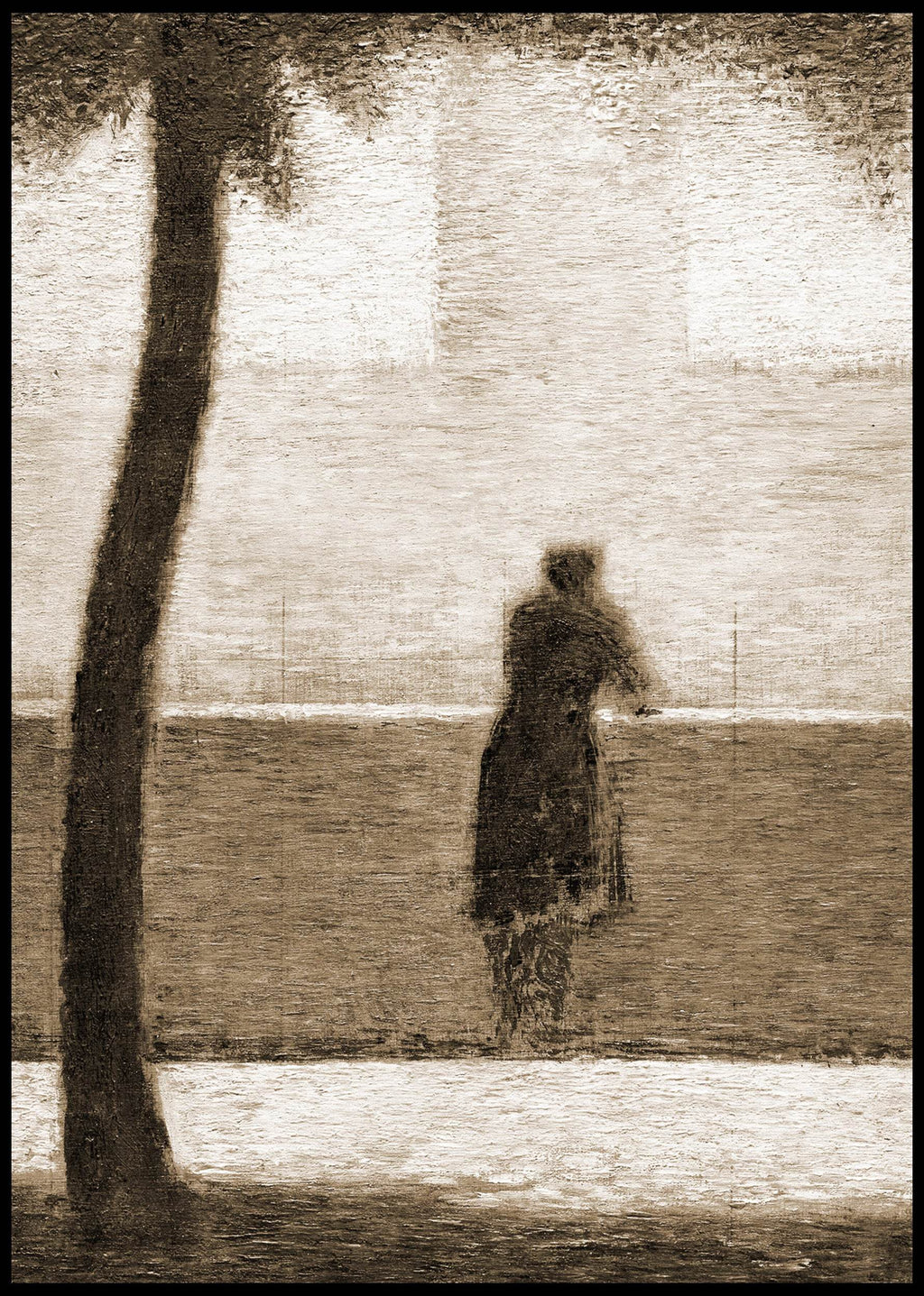 A Man Leaning on a Parapet - Hakyarts