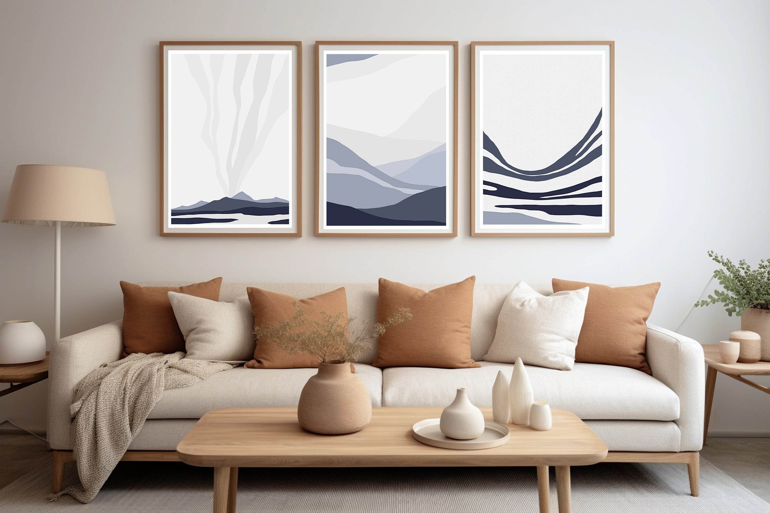 Scandinavian Abstract Posters Trio Pack - Hakyarts