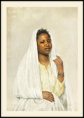 African Beauty In White - Hakyarts