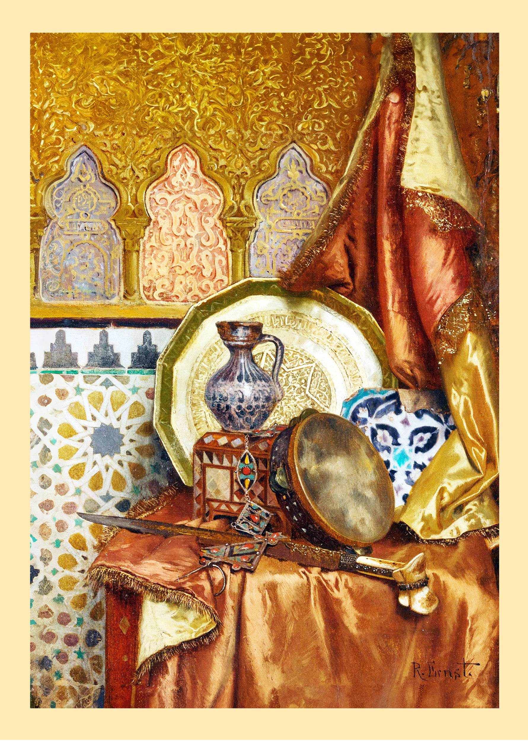 A Still life with Moroccan Objects - Hakyarts
