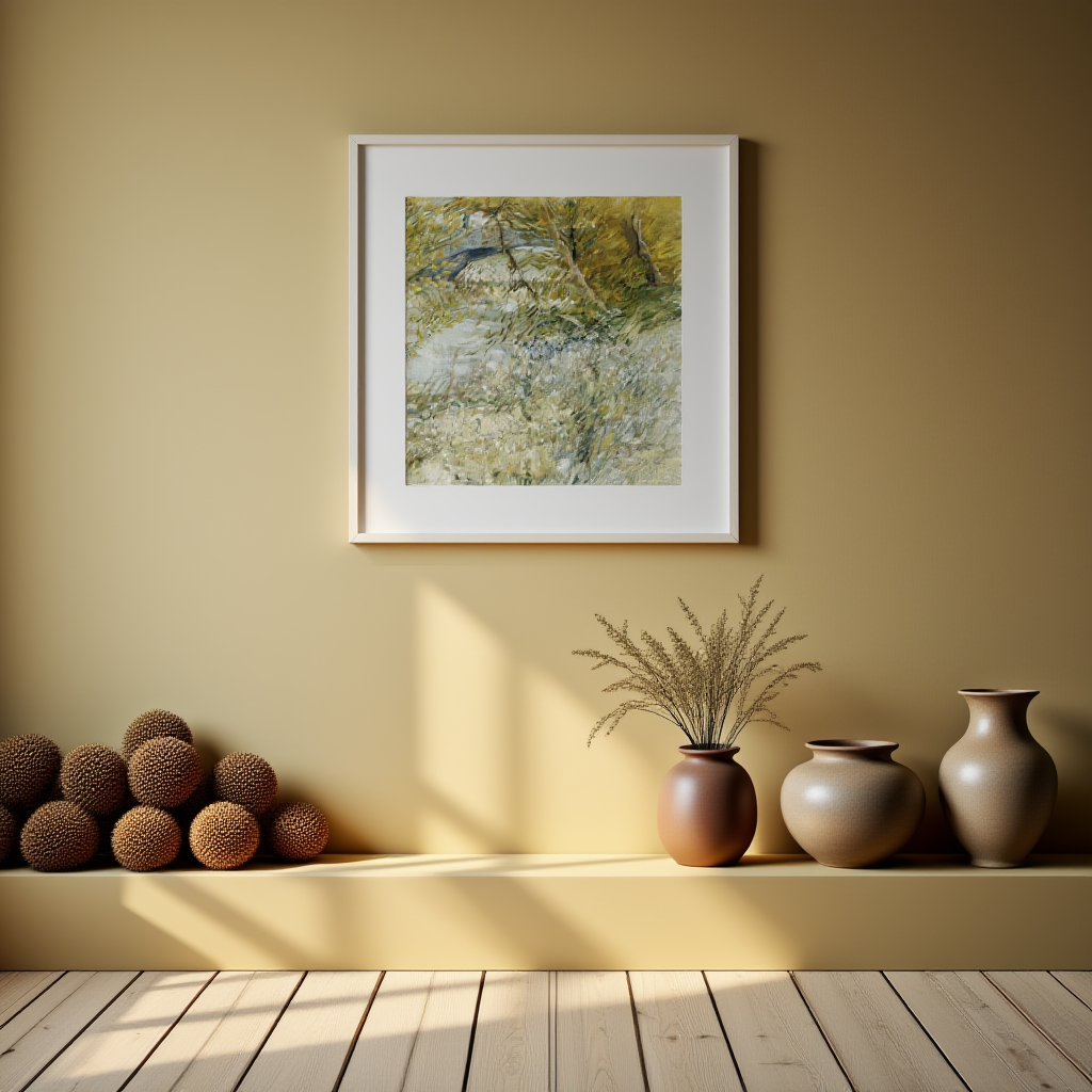 Vincent Van Gogh - River Bank in Springtime