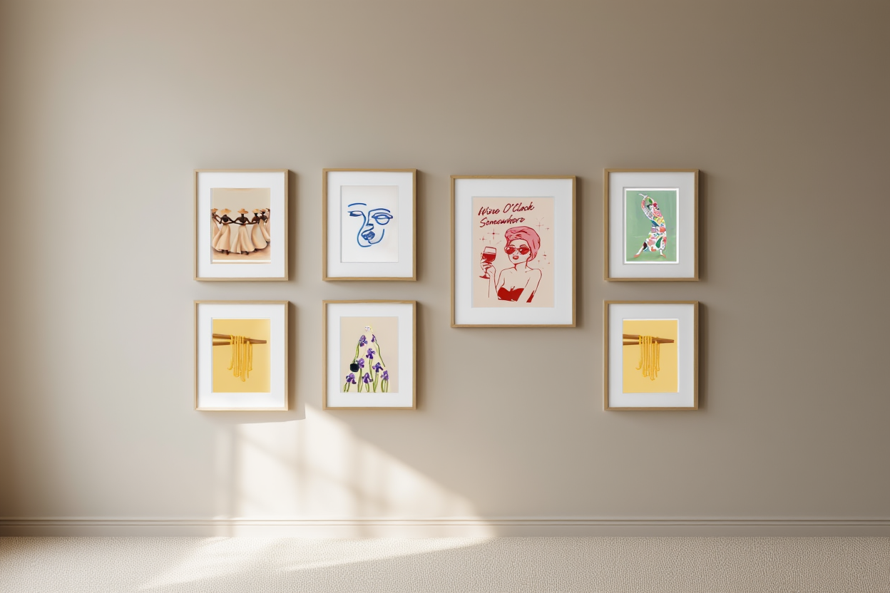 Timeless Modern Wall Art – 6 Abstract & Minimalist Prints