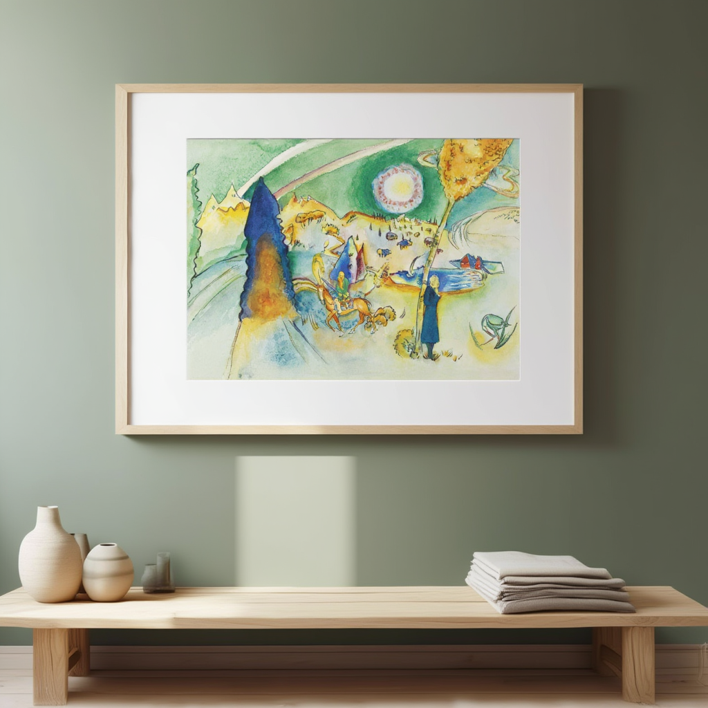 Wassily Kandinsky - Watercolor for Poul Bjerre