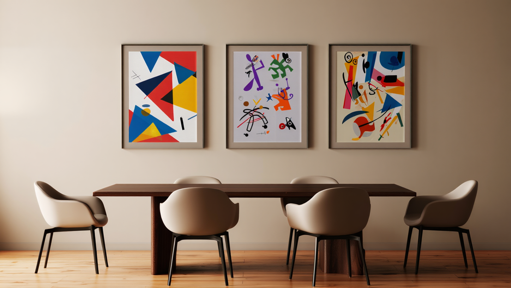 Paul Klee & Kandinsky Wall Art – Set of 3 Prints