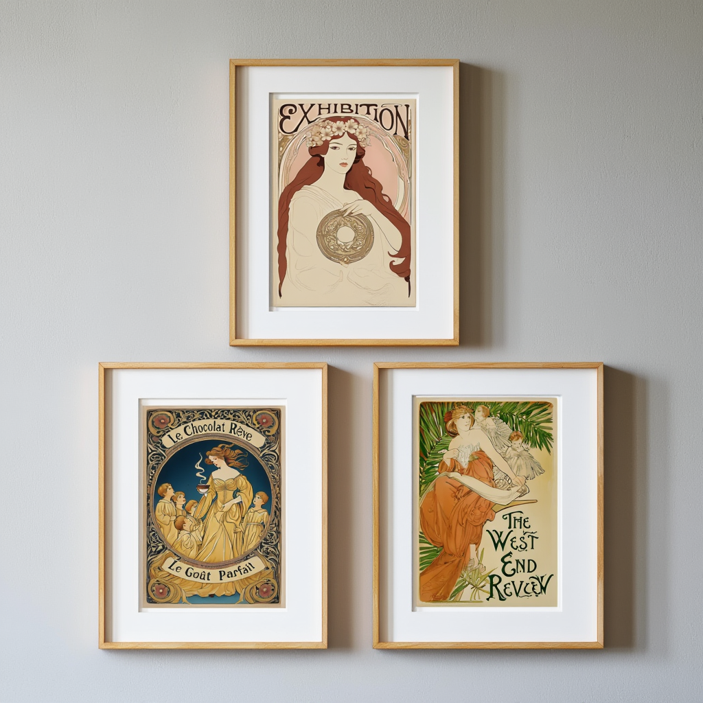 Timeless Alphonse Mucha Prints – Mix & Match 3 Collection
