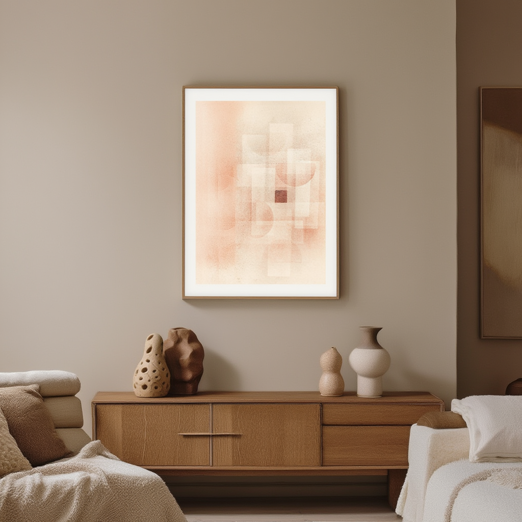 Quadrat im Nebel by Wassily Kandinsky – Abstract Modern Art Print