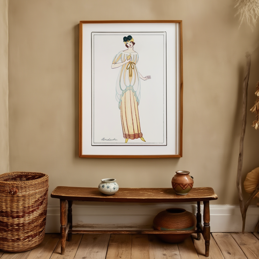 Lendecke Woman in Anklelength Tubular Dress - Hakyarts