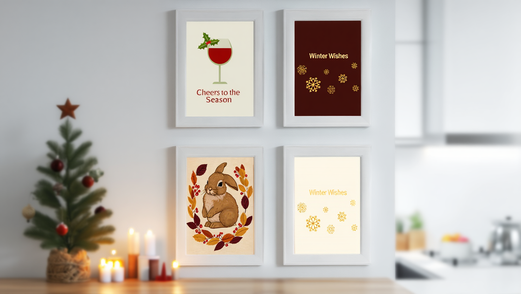 Festive Cheer – 4 Christmas Prints