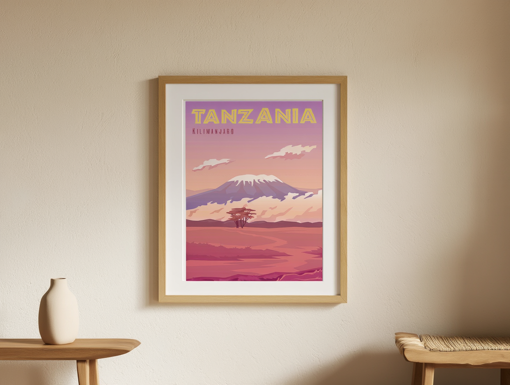 Tanzania Travel Poster