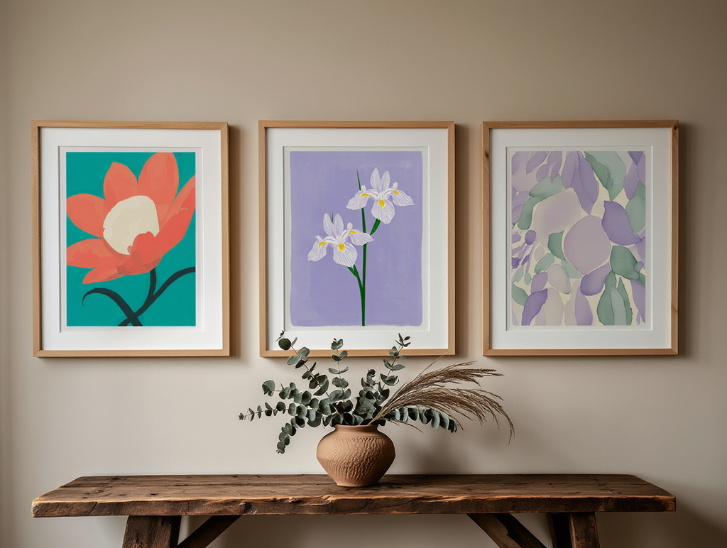 Brown & Earthy Florals – 7 Prints Mix & Match Collection