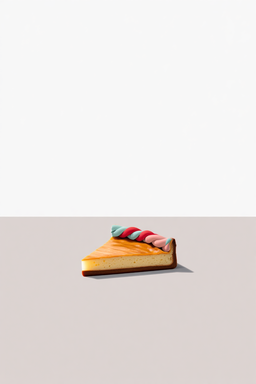 6 Nordic Dessert Prints – Minimalist Cake & Pastry Wall Art for Kitchen, Dining & Living Room Decor