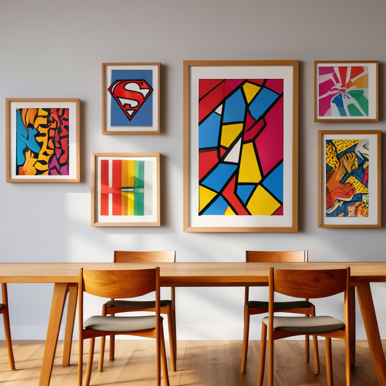 Pop Explosion – Set of 5 Vibrant Pop Art Prints