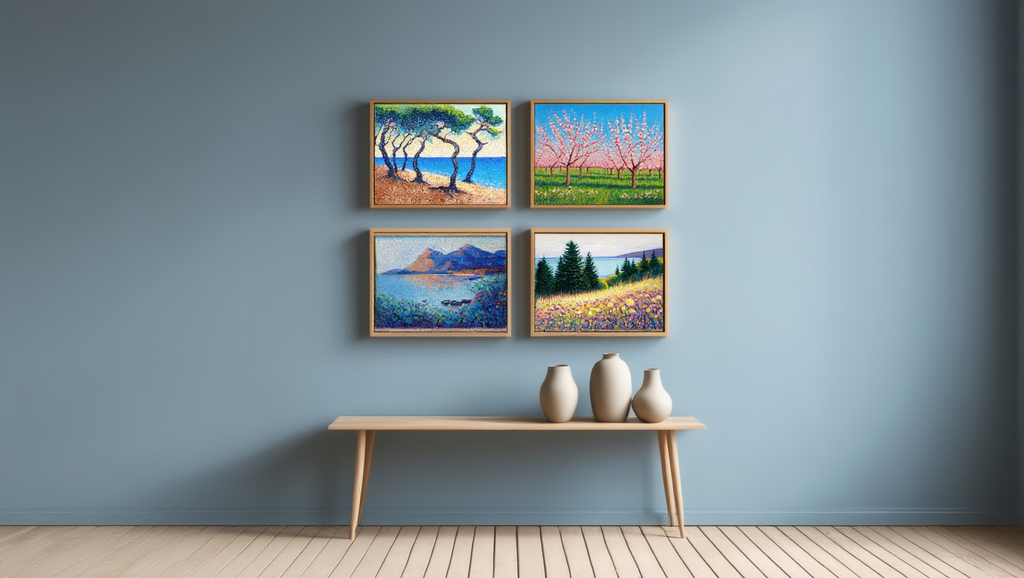 Henri‑Edmond Cross – Sunlit Harmony Quartet - 4 Prints Mix & Match