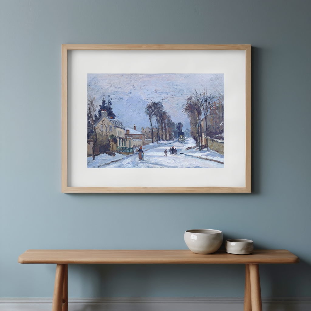 Camille Pissarro - The Road to Versailles at Louveciennes