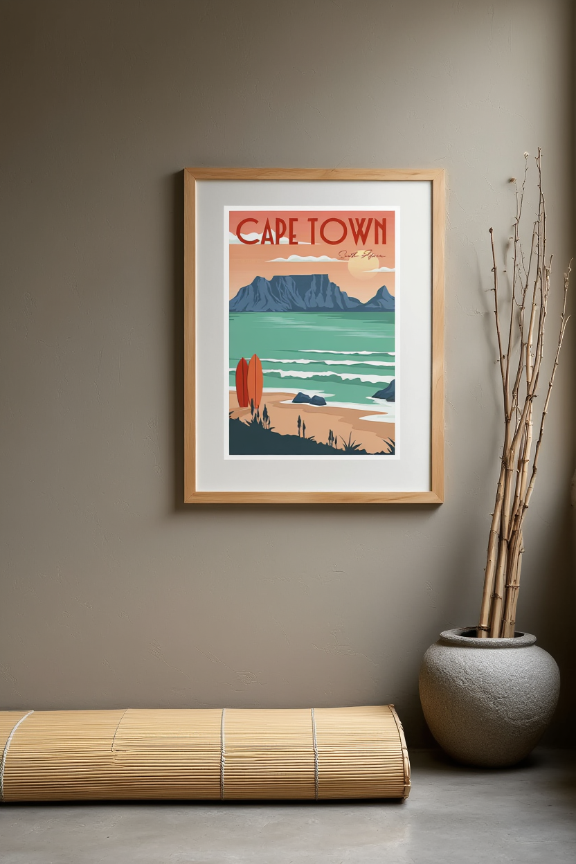 Cape Town Travel Poster