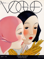 Vintage Vogue Illustration – March 1, 1930 Poster
