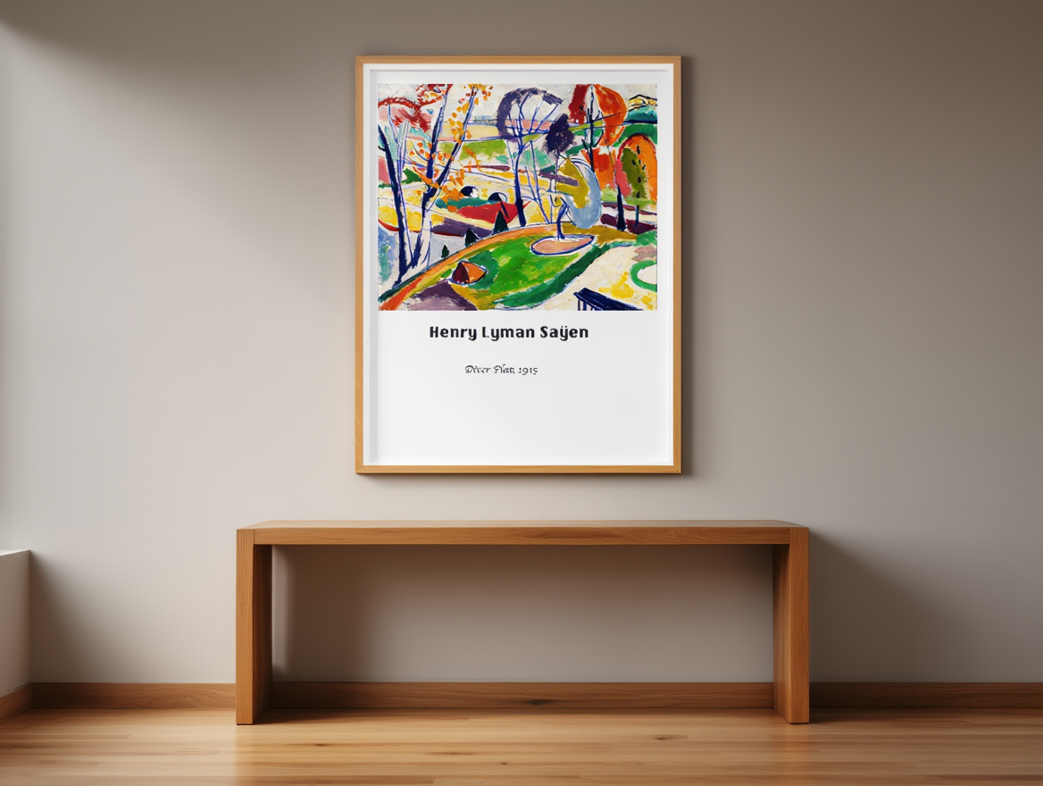 Henry Lyman Saÿen - Décor Plat Poster