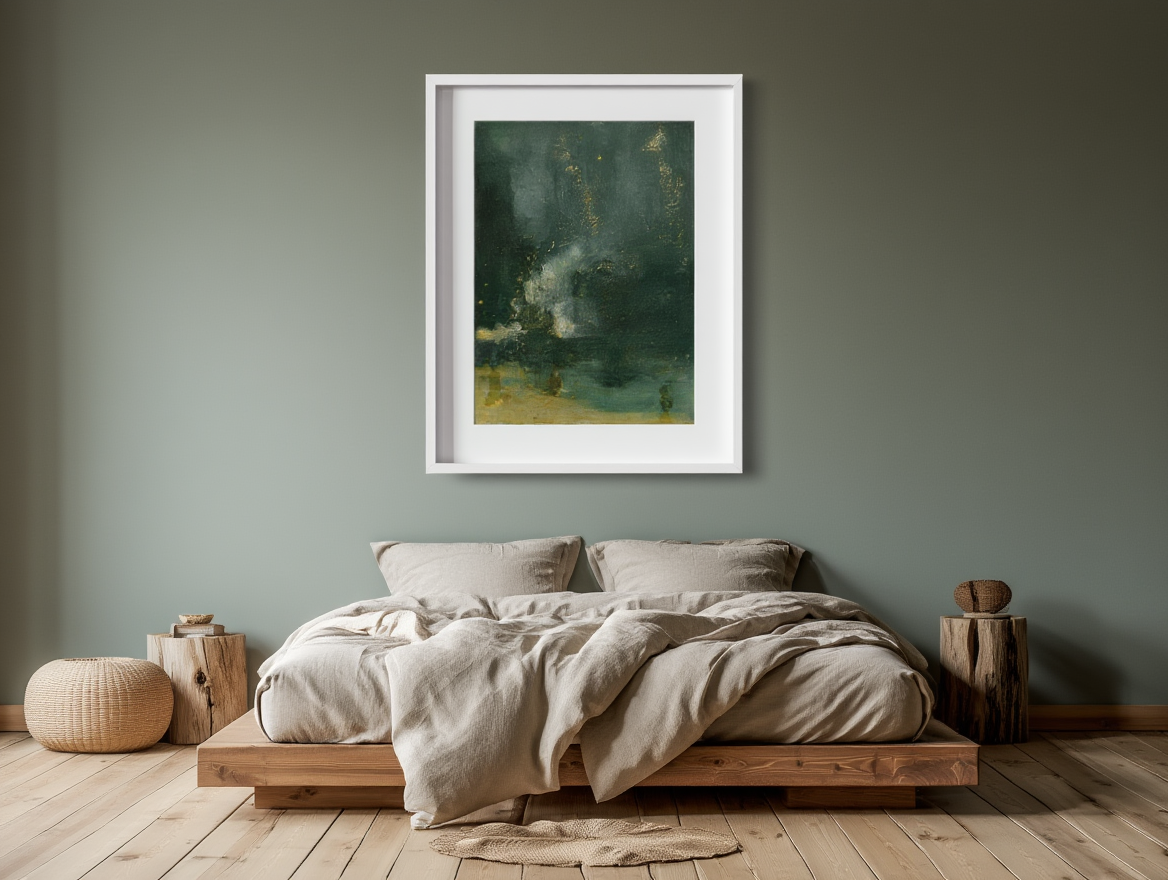 James McNeill Whistler - Nocturne in Black and Gold – The Falling Rocket