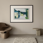 City with Viaduct by Louis Marcoussis – Cubist Urban Landscape Art Print - Hakyarts