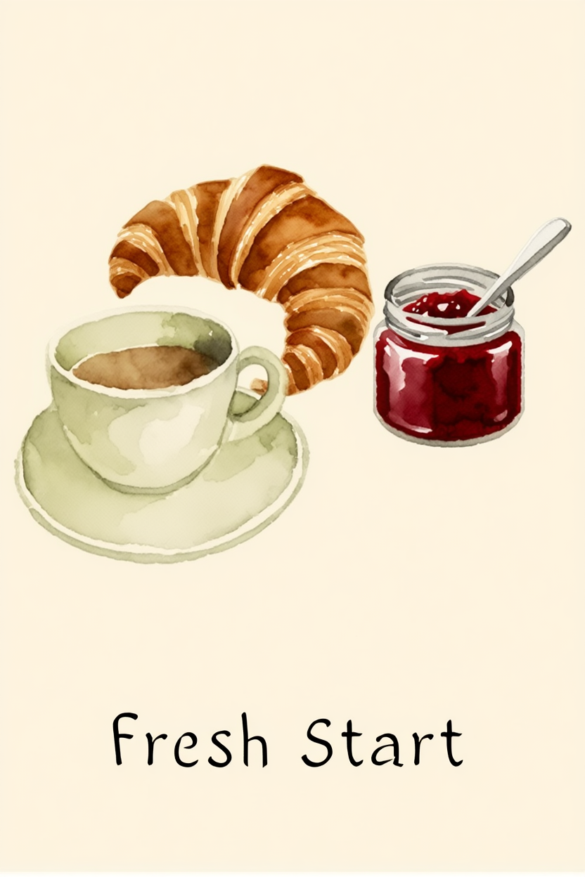 Breakfast Drinks – Set of 6 Prints
