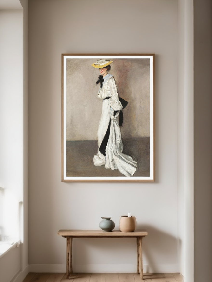 The Woman in White by Alfred Henry Maurer – Modernist Art Print