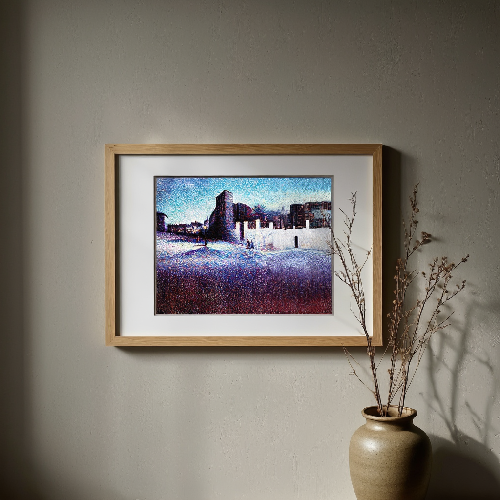 Rue Ravignan, Paris – Maximilien Luce (1893) | Impressionist Urban Art Print